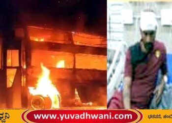 ಶಿವಮೊಗ್ಗ | ಹೊತ್ತಿ ಉರಿದ ಬಸ್ | 40 ಪ್ರಯಾಣಿಕರು ಪಾರು!