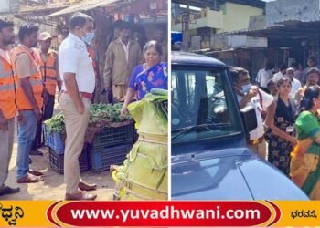 ಶಿವಮೊಗ್ಗದಲ್ಲಿ ಫುಟ್‌ಪಾತ್ ತೆರವು ಕಾರ್ಯಾಚರಣೆ, ಕಟ್ಟು ನಿಟ್ಟಿನ ಸೂಚನೆ | Video