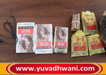 ಶಿವಮೊಗ್ಗ ಜೈಲ್ ನಲ್ಲಿ ಮೊಬೈಲ್, ಬೀಡಿ, ಸಿಗರೇಟ್ ಎಸೆದಿದ್ದ ಮೂವರ ಬಂಧನ