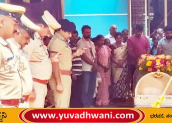 ತೀರ್ಥಹಳ್ಳಿ, ಪೊಲೀಸ್ ಗೌರವದೊಂದಿಗೆ ಆರ್‌ಎಸ್‌ಐ ಅಂತ್ಯಕ್ರಿಯೆ