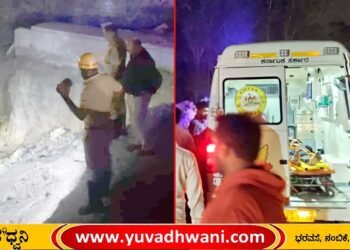 ಭದ್ರಾವತಿ, ಬೈಕ್ ಸಮೇತ ಚಾನಲ್ ನೀರಿಗೆ ಬಿದ್ದ ಯುವಕ, ಮುಂದೇನಾಯ್ತು?