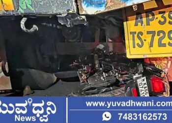 ಭದ್ರಾವತಿ, ಹೋಟೆಲ್ ಕೆಲಸ ಮುಗಿಸಿ ಮನೆಗೆ ಹೊರಟಿದ್ದ ದಂಪತಿ ಸಾವು!