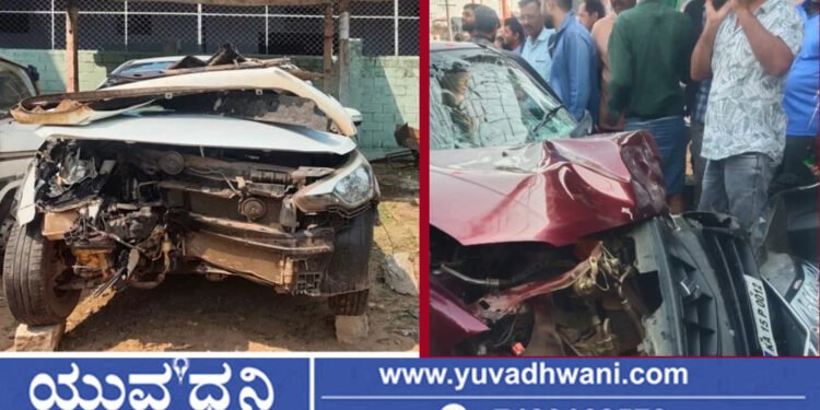 ರಿಪ್ಪನ್ ಪೇಟೆ, ಎರಡು ಕಾರುಗಳ ನಡುವೆ ಭೀಕರ ಅಪಘಾತ