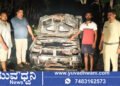ಕಾರಿನಲ್ಲಿ ಕಾಣಿಸಿಕೊಂಡ ಆಕಸ್ಮಿಕ ಬೆಂಕಿ, ಹೊತ್ತಿ ಉರಿದ ಕಾರು