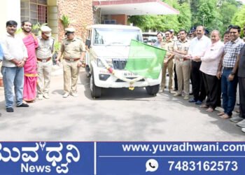 ಶಿವಮೊಗ್ಗ, ಜಯನಗರ ಪೊಲೀಸ್ ಠಾಣೆಗೆ ನೂತನ ಜೀಪು ಹಸ್ತಾಂತರ