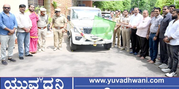 ಶಿವಮೊಗ್ಗ, ಜಯನಗರ ಪೊಲೀಸ್ ಠಾಣೆಗೆ ನೂತನ ಜೀಪು ಹಸ್ತಾಂತರ