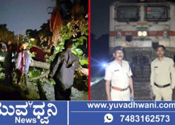 ಶಿವಮೊಗ್ಗ, ಮಳೆಗಾಳಿಗೆ ಉರುಳಿದ ಮರ, ಗಂಟೆಗಟ್ಟಲೇ ರೈಲು ಸಂಚಾರದಲ್ಲಿ ವ್ಯತ್ಯಯ!