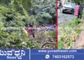 ಆಗುಂಬೆ ಘಾಟಿಯಲ್ಲಿ ಚಲಿಸುತ್ತಿದ್ದ ಕಾರಿನ ಮೇಲೆ ಬಿದ್ದ ಮರ!