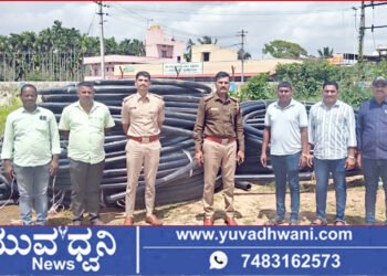 ಜಲ್ ಜೀವನ್ ಮಿಷನ್ ಪೈಪ್ ಕಳ್ಳತನ, ಆರೋಪಿ ಬಂಧನ