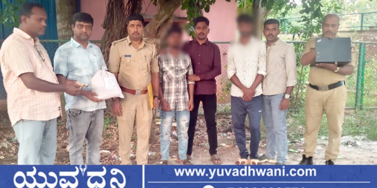 ಶಿಕಾರಿಪುರ | ಗಾಂಜಾ ಮಾರಾಟ, ಇಬ್ಬರ ಬಂಧನ