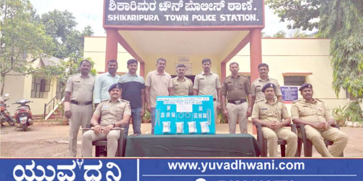 ಮನೆ ಕಳ್ಳತನದ ಆರೋಪಿ ಬಂಧನ, ಲಕ್ಷಾಂತರ ಮೌಲ್ಯದ ಚಿನ್ನಾಭರಣ ವಶ