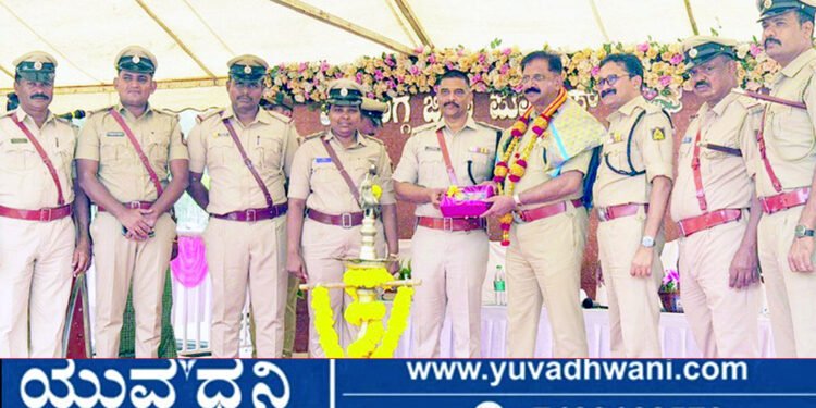 ಪೊಲೀಸ್ ಕವಾಯತು ಮೈದಾನ ಉದ್ಘಾಟಿಸಿದ ಐಜಿಪಿ