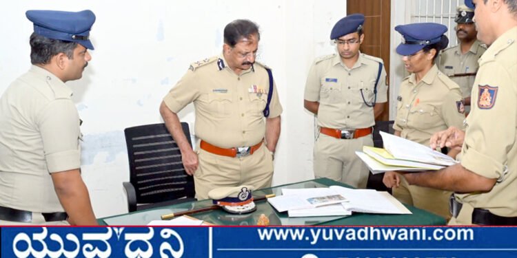 ಶಿವಮೊಗ್ಗದ ಜಯನಗರ ಪೊಲೀಸ್ ಠಾಣೆಗೆ ಐಜಿಪಿ ಭೇಟಿ