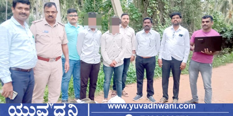 ಗಾಂಜಾ ಸಾಗಾಟ, ಪೊಲೀಸರ ದಾಳಿ, ಇಬ್ಬರು ಅರೆಸ್ಟ್‌