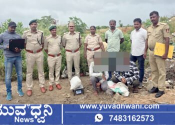 ಶಿವಮೊಗ್ಗ, ಗಾಂಜಾ ಮಾರಾಟ ಇಬ್ಬರ ಬಂಧನ