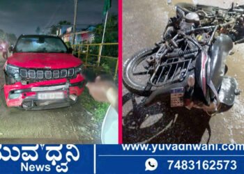 ಶಿವಮೊಗ್ಗ, ಮಂಡ್ಲಿ ಬಳಿ ಭೀಕರ ರಸ್ತೆ ಅಪಘಾತ, ಯುವಕ ಸಾವು