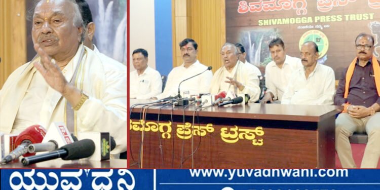 ಸದ್ಯದಲ್ಲೇ ರಾಜ್ಯದಲ್ಲಿ ಬಿಜೆಪಿ ರಿಪೇರಿ ಆಗುತ್ತೆ, ರಾಜಕಾರಣಿಗಳು ಸನ್ಯಾಸಿಗಳಲ್ಲ, ಮಾಜಿ ಉಪಮುಖ್ಯಮಂತ್ರಿ ಕೆ.ಎಸ್.ಈಶ್ವರಪ್ಪ