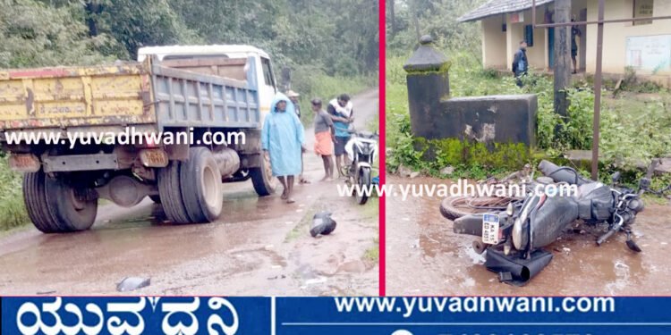 ಭೀಕರ ರಸ್ತೆ ಅಪಘಾತ, ಲಾರಿಯ ಚಕ್ರದಡಿ ಸಿಲುಕಿದ ಯುವತಿ ಸಾವು, ತಂದೆಯ ಸ್ಥಿತಿ ಗಂಭೀರ!