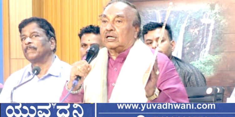 ಶಿವಮೊಗ್ಗ, ಯತ್ನಾಳ್ ಅವರ ಹೇಳಿಕೆಗೆ ಕೆ.ಎಸ್.ಈಶ್ವರಪ್ಪ ತಿರುಗೇಟು!