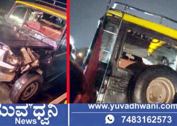 ಶಿವಮೊಗ್ಗ, ಕೆಎಸ್ಆರ್ಟಿಸಿ ಬಸ್-ಟ್ರ್ಯಾಕ್ಸ್ ಡಿಕ್ಕಿ, 8 ಮಂದಿಗೆ ಗಾಯ!