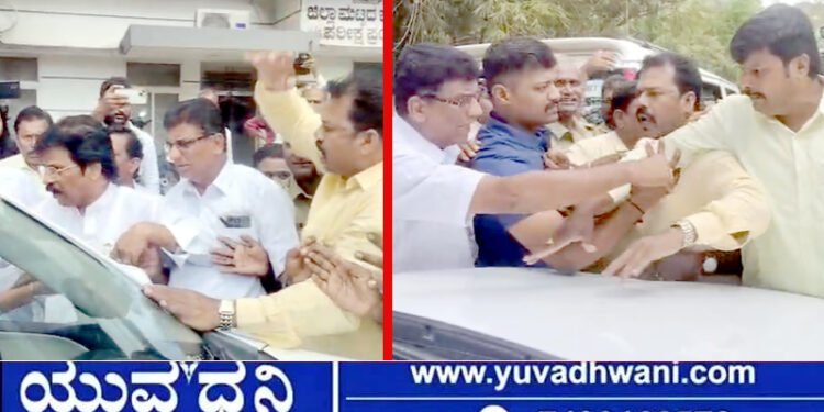 ಶಿವಮೊಗ್ಗ, ವಿ.ಎಸ್. ಉಗ್ರಪ್ಪ ಕಾರಿಗೆ ಮುತ್ತಿಗೆ, ಭೋವಿ ಸಮುದಾಯದಿಂದ ಆಕ್ರೋಶ!, ಉಗ್ರಪ್ಪ ಹೇಳಿದ್ದೇನು?