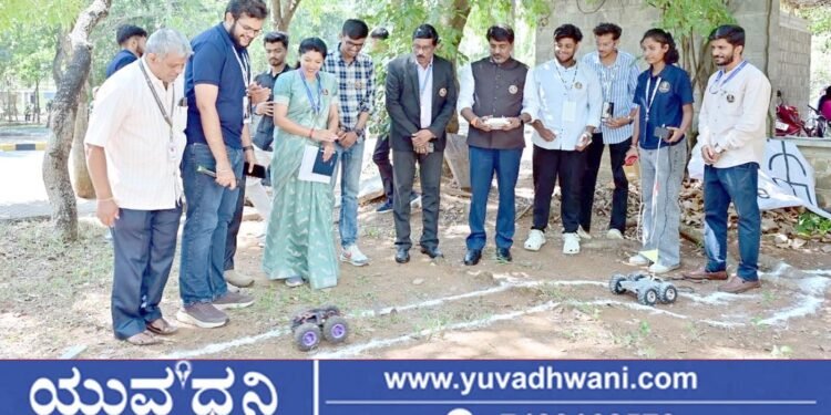 ಜೆ.ಎನ್.ಎನ್.ಸಿ.ಇ ಕಾಲೇಜಿನಲ್ಲಿ ಅಖಾಡಕ್ಕಿಳಿದ ರೋಬೊಗಳು, ರೋಬೊಗಳ ಕಾಳಗದಲ್ಲಿ ಯಾರಿಗೆ ಗೆಲುವು?